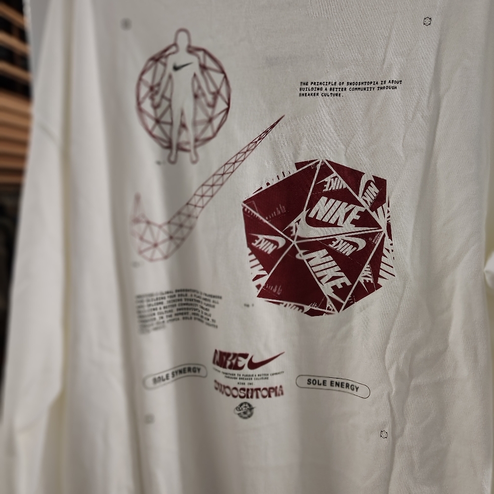 Nike Sportswear Max90 Long-Sleeve T-Shirt with Swooshtopia Graphic Size L | NWT - Picture 5 of 9